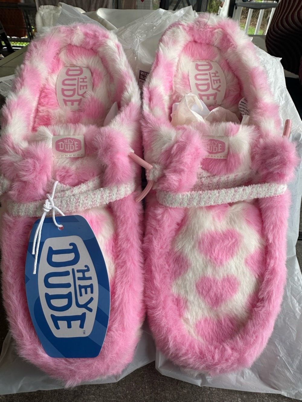 Hey Dude Wendy Slipper Hearts